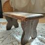 Vintage Petite Wooden Stools Image 3
