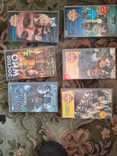Doctor Who VHS Tapes 47 separate titles in very good condition
