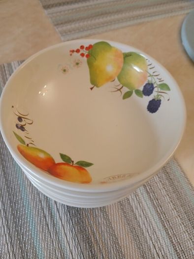 9 x Price & Kensington Country Fruits Cereal Bowls