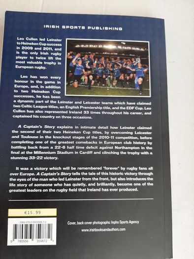 Leo Cullen  Book
