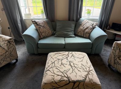 2 seater and 2 arm chairs