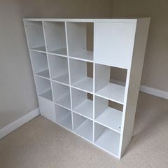 IKEA KALLAX 4x4 Shelving Unit White