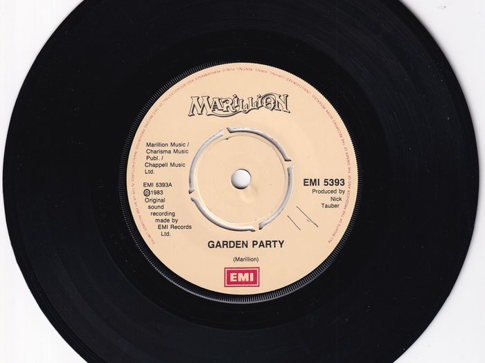 Marillion Garden Party 1983 Uk Pressing Emi Records 45rpm