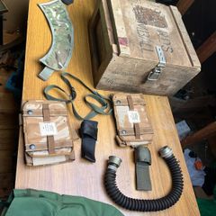 Collection o military items