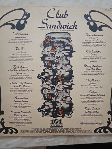 Club Sandwich LP - New Wave / Punk Compilation