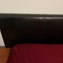 Double bed for sale, faux leather headboard. Collection from Charleville. 140x190 sm. Image 3