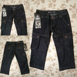 Crop Blue Jeans, New With Tags