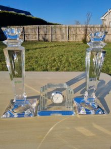 Galway crystal set in Art deco style
