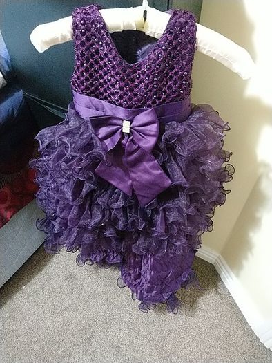 plum beautiful tail dress