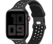 Silicone Strap For Apple Watch Band MESH 38mm 40mm 41mm /42mm 44mm 45mm NEW