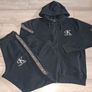 x2 Bundle - Calvin Klein Jeans Logo Tape Tracksuit - Full Zip Hoodie & Joggers - Size - Large Image 3