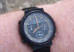 Seiko Black Giugiaro Alien 'Ripley' Chronograph 7A28-7000 Gents Watch 1st Edition circa 1986