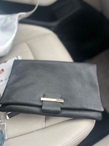 Whistles Leather Clutch