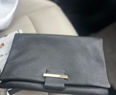 Whistles Leather Clutch