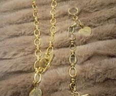 Vintage juicy couture necklace bracelet