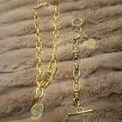 Vintage juicy couture necklace bracelet