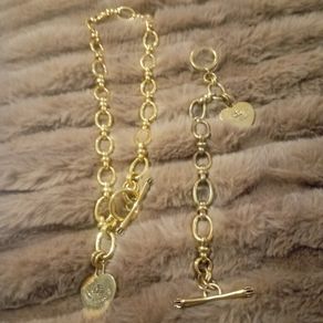 Vintage juicy couture necklace bracelet