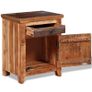 Nightstand Solid Acacia Reclaimed Wood Image 6