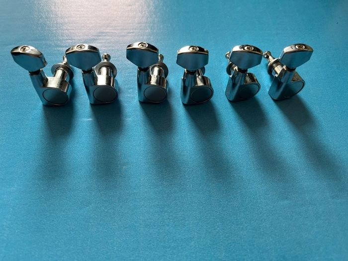 Electric Guitars Machine Head tuners 6 line chrome Jackson fender Stratocaster telecaster esp Ibanez electric guitars parts accessories