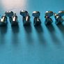 Electric Guitars Machine Head tuners 6 line chrome Jackson fender Stratocaster telecaster esp Ibanez electric guitars parts accessories Image 4