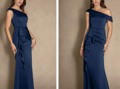 Floor length Bridesmaid Dress