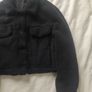 Bershka Black Teddy Fleece Jacket Size L Image 3