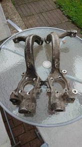 Audi a6 c6 front suspension steering knuckle wheel bearing carrier hub arms gps shock absorbers etc.. Breaking parts