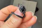 Black stones Rings