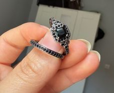Black stones Rings