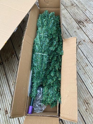 Job  lots of  high quality Xmas decorations incl Xmas trees x 2!
