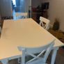 Kitchen Dining Table and 4 Chairs - Extendable Table Image 8