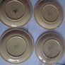 Vintage  1970s Granville design TG Green retro stoneware glazed plates. The plates are as follows- six 10.5" plates (4 in very good condition; 2 have very minor scrapes)--six 9.5" plates ( 3 in very good condition ; 1 chip on base; 2 marks on front and ch Image 7