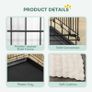 Dog Crate Medium Large Dogs 91cm X 62 X 68cm, Black Range Sizes Image 5