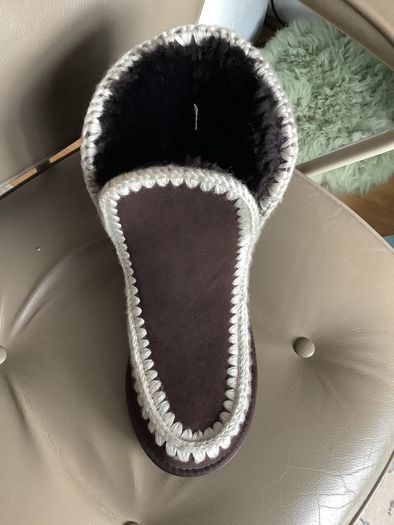 Real suede shearling boots , size UK 6