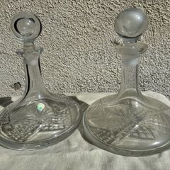 Pair of Crystal Decanters