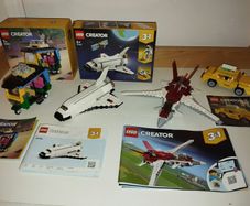Lego Creator 3-in-1  Vehicles & Space Shuttle Lot