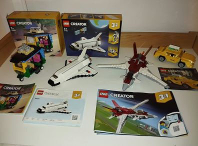 Lego Creator 3-in-1  Vehicles & Space Shuttle Lot