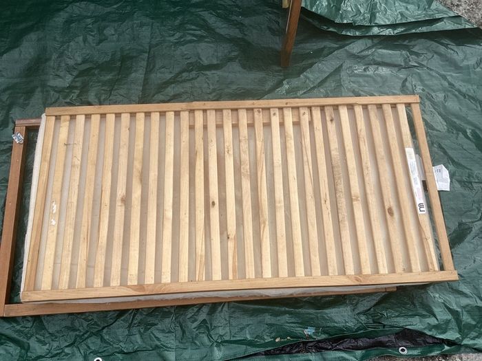 Baby cot with mattress in good condition FOR FREE