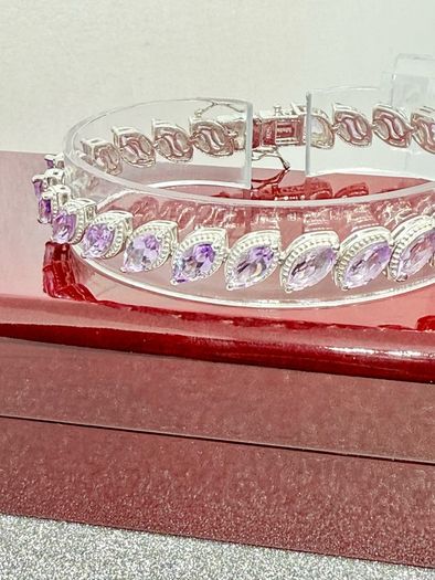 Moroccan Amethyst Cluster Bracelet