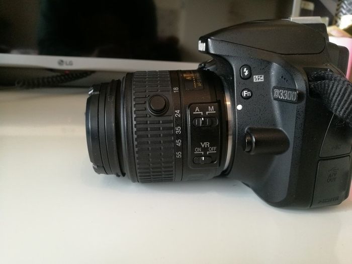 Nikon D3300 + 4 lens + light and flash+ tripods+backpac+ remuter