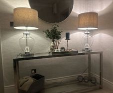 chrome console table