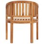 Banana Chairs 2 pcs Solid Teak Wood Image 4