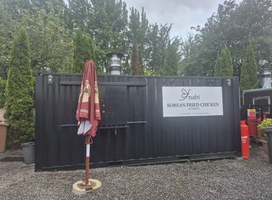 Turnkey takeaway kitchen in fully fitted shipping container in secure location