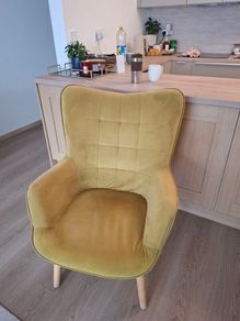 mustart armchair