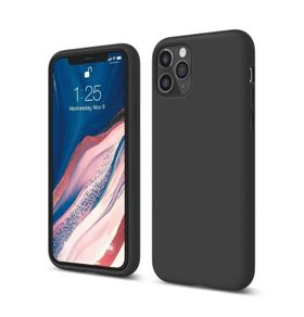 Black Soft Silicone Case for iPhone 12 PRO Shockproof Back Cover