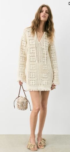 h&m edition crochet dress