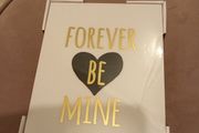 Gold box frame print