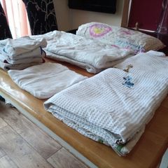 Baby bundle ( blankets, duvet, pillow, changing mat covers)