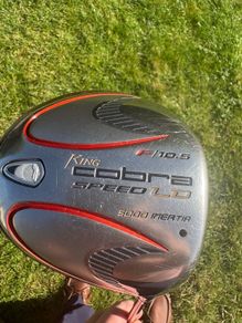 Golf Club Bundle Cobra Driver, Callaway Fairway Woods, Genex Hybrid & Odyssey Red Hot Putter