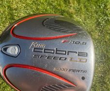 Golf Club Bundle Cobra Driver, Callaway Fairway Woods, Genex Hybrid & Odyssey Red Hot Putter